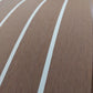 Teak with White Caulking Marine Decking